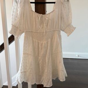 Skylar + Madison White Eyelet Dress